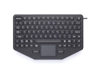 iKey SL-86-911-TP-USB-FRENCH Mountable Keyboard with Touchpad -French - One-Touch Emergency Key