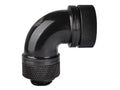 Thermaltake CL-W097-CA00BL-A Petg 90 Degree Black COMPRESSION-16MM Od