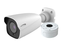Speco Technologies O2VB1V 2MP H.265 IP Bullet Camera with IR, 2.8-12mm VF Lens, Included Junction Box, White