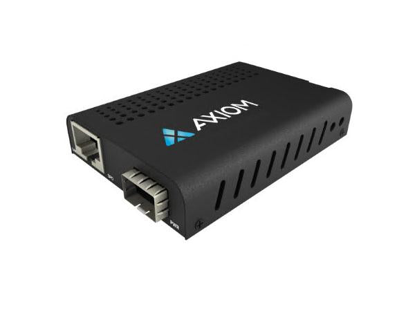 Axiom MC01-SFP-AX RJ45 to 100BASE-FX SFP Media Conv – Silarius