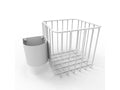 JACO 51-3932 Basket - Wire, 6x6x6, Right Or Left
