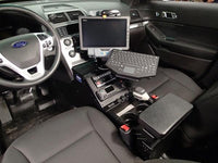 Havis C-VS-0812-INUT-1 Console, Vehicle-Specific, 20" Top Mounting Space, 35° Angle, Heavy-Contour, Internal, 13-16