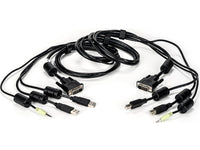 Vertiv CBL0146 Avocent USB Keyboard and Mouse, DVI-D and Audio Cable, 6 ft.