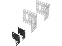 Vertiv VRA5004 Zero U Accessory Mounting Bracket - 0U Wide Rack-mountable - Black/Silver - Metal