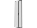 Vertiv VRA6006 42U x 800mm Wide Split Perforated Doors Black - Metal - Black - 42U Rack Height - 2 Pack - 31.5in Width