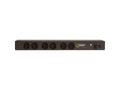 Vertiv 27858 Basic, Standard, 15A, 120V, Horizontal, (6) NEMA 5-15R, breakered, 10 ft power cord with 5-15P, Black Powder Coat