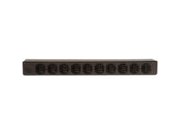 Vertiv 38059 Basic, Surge, 20A, 120V, Horizontal, (10) NEMA 5-20R, power switch, breakered, 10 ft power cord with L5-20P, Black Powder Coat