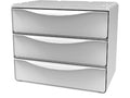 JACO 73-0836 Cabinet - Triple 3 Inch Drw, Side Open