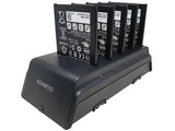 KoamTac 896930 5-Slot Battery Charger for Galaxy Tab Active3 & Tab Active5 batteries