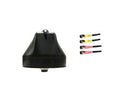 AG Antenna AG64-BB-2C2W AG64 Enterprise Series Mobility 4-Lead MIMO 2 x Cellular 3G 4G 5G CBRS / MIMO 2 x WiFi Dual Band - Bolt Mount Antenna w/15ft Coax Cables - Black
