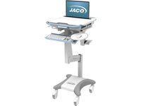 JACO EVO-10-HS-ES-NB One EVO-10 Cart for Laptops, e-Lock ready with Onboard Hot-Swap LiFe Power System, POWERBLADE Batte