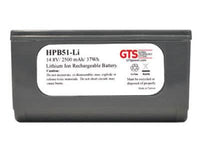 GTS HPB51-LI 100% Compatible Replacement Battery for Intermec PB50 & PB51 Printers. 2500 MAH, Li-ion, 3.7 Volts, 12 Month Warranty. OEM P/N: 318