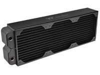 Thermaltake CL-W193-CU00BL-A 420mm with 64mm thickness copper radiator with high-density copper fin design and brass tank for exceptional performance and unrivalled