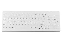 TG3 KBA-CK96-WNUN-US White, 96 Key, Low Profile Washable, USB