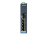 B+B SmartWorx EKI-2525SI-AE 4 + 1FX SC Single-mode Unmanaged Ethern
