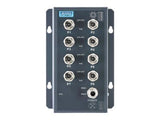 B+B SmartWorx EKI-9508G-H-AE EN50155 M12 8GE Unmanaged SW, 72-110VDC