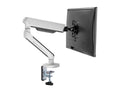 SIIG CE-MT3J11-S1 Single Monitor Desk Mount W Rgb Lighting Fits 1734IN, up to 19.8 lbs, Gas Spring, Full Motion, VESA75x75,100x100mm (CE-MT3J11-S1)