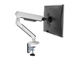 SIIG CE-MT3J11-S1 Single Monitor Desk Mount W Rgb Lighting Fits 1734IN, up to 19.8 lbs, Gas Spring, Full Motion, VESA75x75,100x100mm (CE-MT3J11-S1)