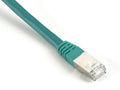 Black Box EVNSL0273GN-0020 CAT6 400-MHz Molded Boot Solid Ethernet Patch Cable - Shielded (F/UTP), CMP Plenum (RJ45 M/M), Green, 20-ft. (6.0-m), TAA