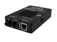 Transition Networks E-100BTX-FX-06-UK 100Base-TX RJ-45 to 100Base-FX, MM ST, w/ -UK Power Supply