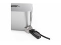 Compulocks MSLDG01CL Mac Studio Ledge Lock Adapter with Combination Cable Lock Silver