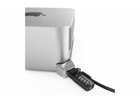 Compulocks MSLDG01CL Mac Studio Ledge Lock Adapter with Combination Cable Lock Silver