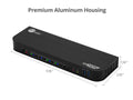 SIIG CE-KV0F11-S1 4x1 HDMI 4K HDR KVM USB 3.0 Switch (CE-KV0F11-S1)