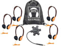 HamiltonBuhl GJB5HA2ORG Galaxy SOP, 5 Orange Headphone
