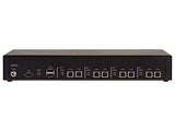Black Box KVS4-1004KX KM Switch, NIAP 4.0 Certified - 4-Port, CAC