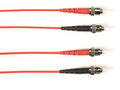 Black Box FOCMP62-STST-RD-328 62.5 MM FO Patch Cable Duplx, PLN, RED, STST 328 FT