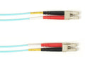 Black Box FOCMRM4-LCLC-AQ-25 OM4 MM FO PTCH CBL Duplx PVC AQUA LCLC