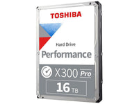 Toshiba HDWR51GXZSTB X300 - 3.5" - 16TB - SATA 6 Gb/s - 7200RPM - 512MB - 7.48Watt - Fast 7200 RPM speed with up to 512 MB cache size.