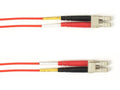 Black Box FOLZHM4-030M-LCLC-RD OM4 MM FO Patch Cable Duplx, Lszh, RED, Lclc, 30M, Non-reteurnable