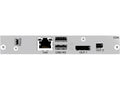 Black Box ACX2MR-DP11ATH-C Modular KVM Extender Receiver - Dual-Monitor, 4K30 DisplayPort 1.1, USB-HID, 1G, (1) CATx