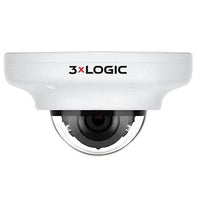 3xLOGIC VX-5M28-MD-IAW VISIX 5MP Indoor/Outdoor Vandal Proof Mini-Dome IP Camera, 2.8mm Fixed Lens, White