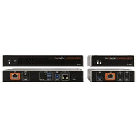 INOGENI U-BRIDGE USB-C Extender 40m at 4K60 / 70m at 1080p CAT6A HD BaseT USB-C Hub, 100W, Charging HDMI LAN, Black