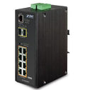 PLANET IGS-10020PT Industrial 8-Port Gigabit 802.3at PoE+ + 2-Port SFP Managed Switch