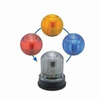 Edwards Signaling 125XBRIRBA120AB LED Multi-Status Indicator RBA, Superbright, 120VAC, Black Base