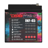 INFINITE 45 AH AGM Power Cell 12 Volt Battery - detail view | Silarius