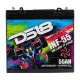 INFINITE 55 AH AGM Power Cell 12 Volt Battery - side view | Silarius