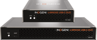 INOGENI U-BRIDGE USB-C DUO 4K60 USB-C Extender Up to 40m  (132') Over CAT6a with Dual Screen Extended Desktop Functionality