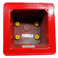 Kidde INT-WB Integrity Weatherproof Outdoor Surface Mount Box for INT Series Temporal Horns and Horn-Strobes, Red