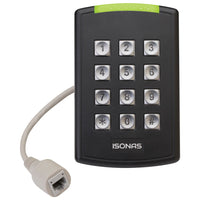 ISONAS RC-04-MCT-WK Pure IP Reader Controller Keypad, Single Gang, 125kHz and 13.56MHz with Bluetooth