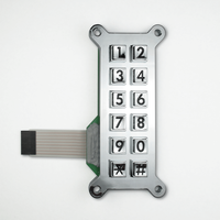 Viking 263603 Heavy-Duty Sealed 2x6 Keypad with Ribbon Cable for K-1200/K-1275 Series