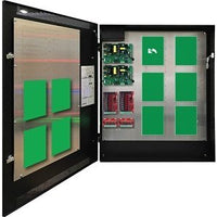 LifeSafety Power FPO150/250-2C8P2D8PE8M1 Mercury Unified Power 16-Door Unified, DV Standard, 12A/12V and 10A/24V, 16 Lock, 16 AUX, E8M1 Enclosure