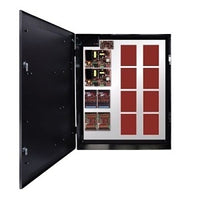 LifeSafety Power FPO150/250-2D8E6V1 FlexPower Dual Voltage Power Supply, (2) D8 Modules, E6 Enclosure, HID Aero Backplate