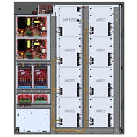 LifeSafety Power FPO150/250-3D8P2M8NLCE8M2/P16-C 400W Dual Voltage Mercury ProWire Prewired Power System, 120VAC