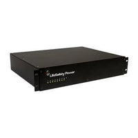LifeSafety Power RD75/150-8 Remote Distribution Module, 8 Outputs, Dual Voltage, Compact Enclosure, Gray