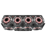 Jeep JK/JKU Overhead Bar System Fits 8 X 10" Speakers, 2 X 2.3" tweeters and 2 X 1 " Drivers -Black