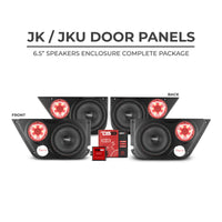 JK/JKU Front & Back Door Panels Package